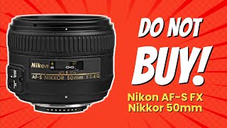 DONT BUY Nikon AFS FX NIKKOR 50mm f14G BEFORE WATCHING THIS 😱📷 [upl. by Hanleigh]