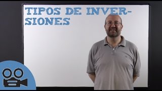 Tipos de inversiones [upl. by Ahserb]