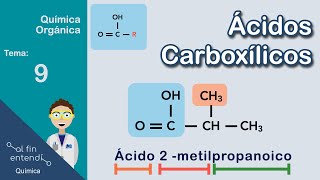 Nomenclatura de ÁCIDOS CARBOXÍLICOS bien fácil [upl. by Yleen]