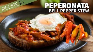 Peperonata a Simple Bell Pepper Stew Italians Love [upl. by Donegan]