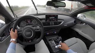 AUDI S7 Sportback 40 TFSI 450PS AUTOBAHN POV by BadenmotorsTV [upl. by Olegnad]