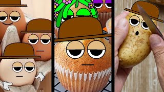 Talking food Sprunki All Episode Eggs and Cupcakes [upl. by Ary]