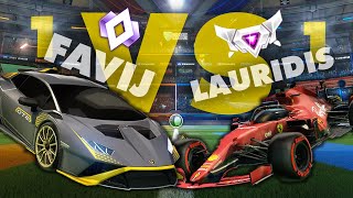 FAVIJ vs LAURIDIS Champion vs Supersonic Legend  Rocket League [upl. by Latrina]