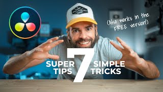 7 SUPER SIMPLE Editing Tips amp Tricks for Better Videos FREE Version DaVinci Resolve 19 Tutorial [upl. by Donaghue]