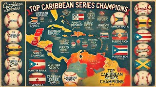 Países Ganadores de la Serie del Caribe pelotainvernal seriedelcaribedominicanamexicovenezuela [upl. by Nabal]