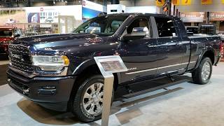 ALL NEW 2019 RAM 2500 MEGACAB CUMMINS DIESEL LARAMIE LIMITED RAMBOX 2019 CHICAGO AUTO SHOW REVIEW [upl. by Kosak]