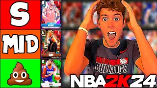 BEST SMALL FORWARDS TIER LIST NBA 2K24 MyTEAM [upl. by Atikaj]