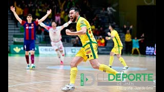 RESUMEN  Jaén Paraíso Interior FS 32 Barça Futsal [upl. by Olivann]