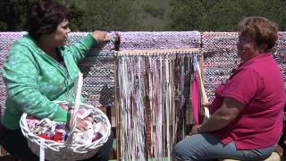 Rag Rug Weaving [upl. by Norrahc874]