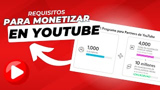 REQUISITOS para MONETIZAR en YOUTUBE 2024 Paso a Paso [upl. by Pachton]