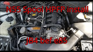 Spool hpfp install on n55 435i [upl. by Ylrae128]