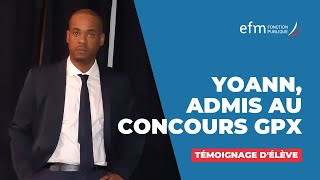 Yoann admis au Concours Gardien de la Paix  EFM Fonction Publique [upl. by Goldman]