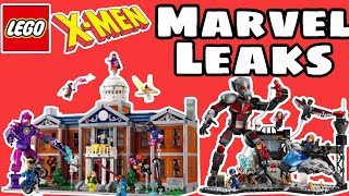 NEW LEGO MARVEL LEAKS X ￼Mansion￼  more [upl. by Euqinamod]