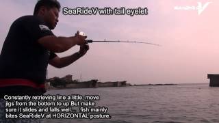 Perfect for ROCK fishes at SLOW JIGGING  SeaRideV BlueBlue [upl. by Pepita]