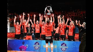 Challenge playoffs Caruur Gent  Volley Haasrode Leuven [upl. by Akimot]