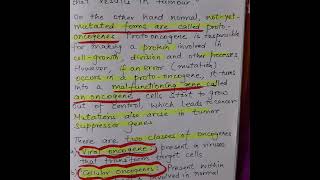 Oncogenes amp protooncogenesrole in cancer development neet [upl. by Tootsie664]