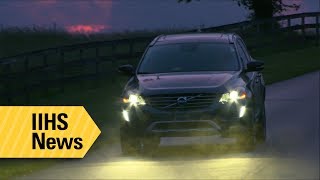 More than half of midsize SUV headlights tested rate marginal or poor  IIHS News [upl. by Sirron]