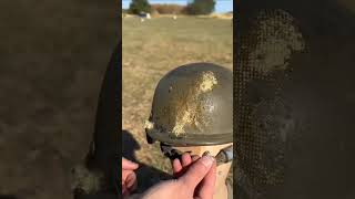 Testing the Strength of a 1980s Soldier’s Kevlar Helmet [upl. by Zitella]