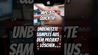 MPC 30 Quicktip Unbenutzte Samples löschen [upl. by Faunie]