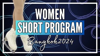 Junior Women Short Program  Bangkok 2024  JGPFigure [upl. by Everrs715]