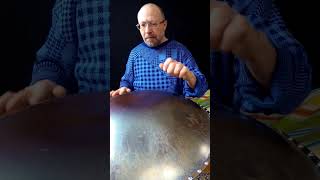 Sunpan F improvisation over Ayoub rhythm 240222  relaxing handpan music [upl. by Nivonod]