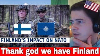 American Reacts Finlands 🇫🇮 impact on NATO [upl. by Zeiler]