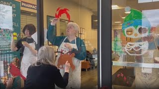 WilkesBarre nonprofit transforms with holiday art [upl. by Hewie]