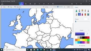 How to make maps using paint 3d [upl. by Reivazx]