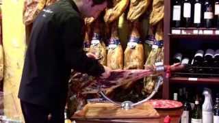 COMO CORTAR UN JAMON IBÉRICO wwwelpaladares [upl. by Beach]