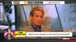 ESPN First Take  John Stockton COMPARES LeBron James to Michael Jordan  ESPN Sport First Take [upl. by Hollander]