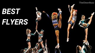 Top 15 Best Flyers in Allstar Cheerleading Voted by the Public [upl. by Luy]