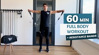 FULL BODY Session With RESISTANCE BANDS  SMARTWORKOUT [upl. by Ylak]