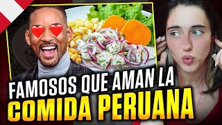 ¿Qué plato AMAN 10 FAMOSOS que AMAN la COMIDA PERUANA 🥘🇵🇪 [upl. by Ennayr]