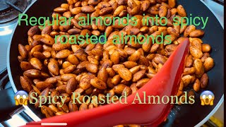 Spicy Roasted Almonds  Keto cooking  Beenas Kitchen [upl. by Nalim]