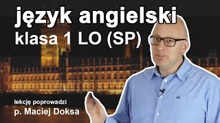 Język angielski  klasa 1 LO SP Rzeczowniki policzalne i niepoliczalne [upl. by Llenaj]