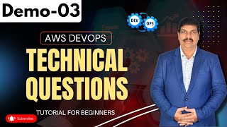 AWS DevOps Demo 03  Technical Questions  Tutorial for Beginners [upl. by Levenson427]