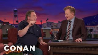 Jeff Garlin Wants Conan To Smoke Pot  CONAN on TBS [upl. by Ahsilahk]