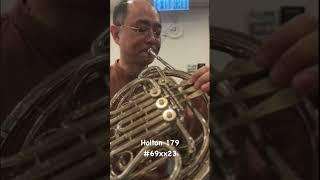 Holton 179 Horn after professional cleaning and resoldering F tuning branch [upl. by Dewie]