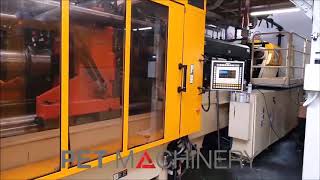 Husky HyPET300 HPP 40 P100110 E120 pet preform injection moulding system 2013 [upl. by Caton432]