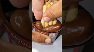 satisfying chocolate nutella yummy icecream notalking asmreating mukbang dessert mars ASMR [upl. by Aleunamme]