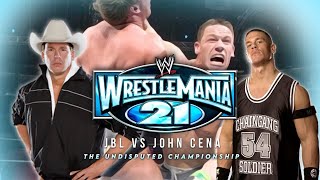 John Bradshaw Layfield VS John Cena Wrestlemania 21 WWE 2K24 [upl. by Derr]