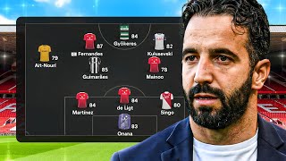 RUBEN AMORIM MANCHESTER UNITED REBUILD FC 25 CAREER MODE [upl. by Aicena]