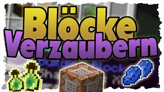 BLÖCKE und ITEMS per COMMAND VERZAUBERN MinecraftTutorial [upl. by Neened764]