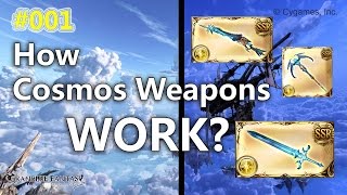 Granblue Fantasy How Cosmos Weapons Work コスモス武器 コメント [upl. by Notreb]