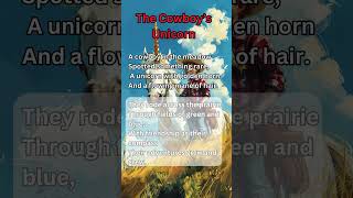 The Cowboys Unicorn A Childrens Poem Poems for Children Fantasy Poems For Kids Kids Poetry [upl. by Eda]