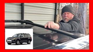 Aftermarket Roof Rack  Cross Bars  Rails  Ford Escape 20082012 [upl. by Daniel]