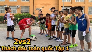 Thử Thách Bóng Đá 2 vs 2 Team Quang Hải Nhí Duy Trung và Neymar đấu các cầu thủ nhí Việt Nam [upl. by Schonfeld]