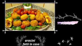 arancini di riso ricetta originale 💯أكل إيطالي 🖒🖒 [upl. by Nauaj464]