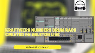 Kraftwerk Numbers Drum Rack Created On Ableton Live [upl. by Yelsnik]