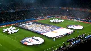 Europa League Anthem at Hamburg Final 2010 Fullham vs Atlético Madrid [upl. by Andrade]